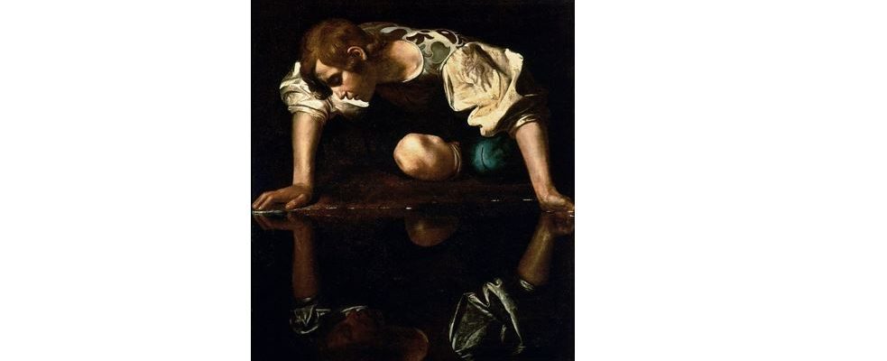 Caravaggio: Narcis, okoli 1600.